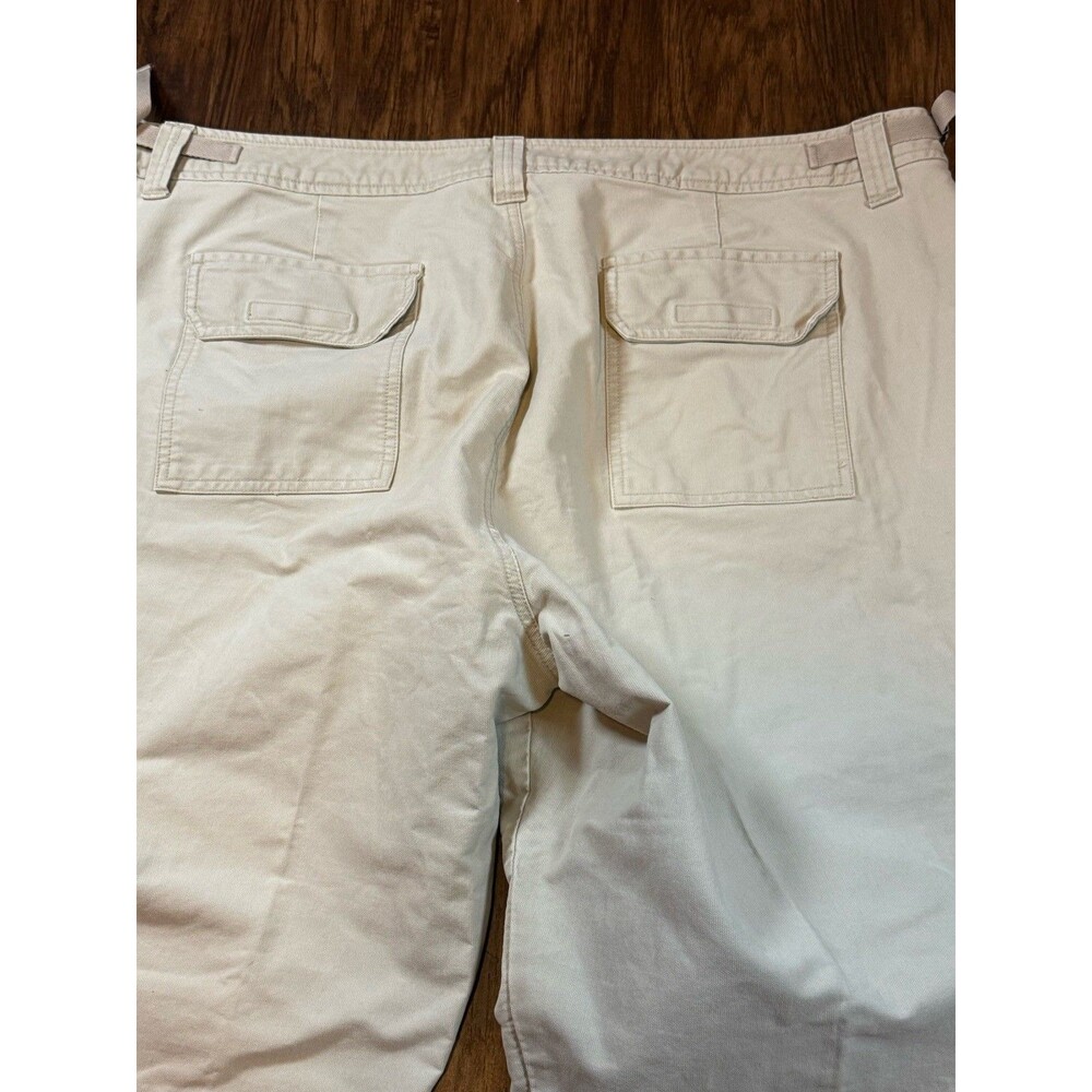 Venezia Women’s Capri Pants Size 24 Khaki Cargo Plus Size Pockets - Picture 7 of 7